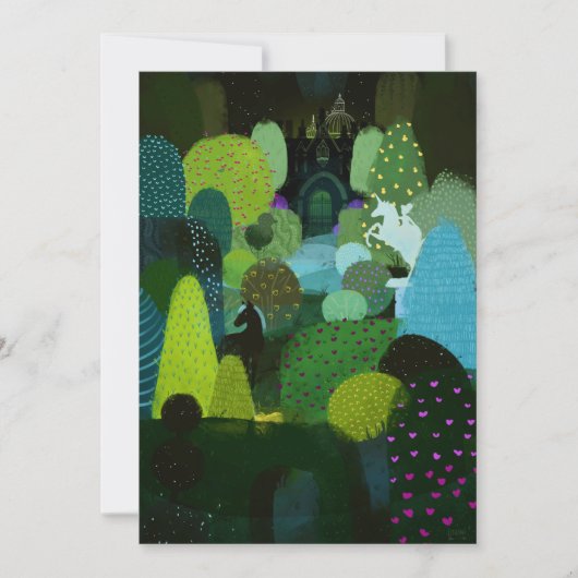 公園に隠れている 招待状 (正面)