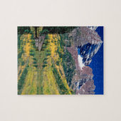 公園のあずき色の鐘White川の森林コロラド州 ジグソーパズル (横)