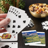 公園のあずき色の鐘White川の森林 トランプ (インサイチュ)