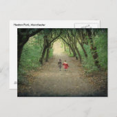 公園のはがきに散歩すること ポストカード (正面/裏面)