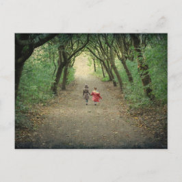 公園のはがきに散歩すること ポストカード