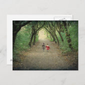 公園のはがきに散歩すること ポストカード (正面/裏面)