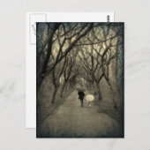 公園のはがきに散歩すること ポストカード (正面/裏面)