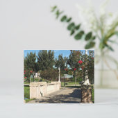 公園のはがきに通る道 ポストカード (スタンド正面)