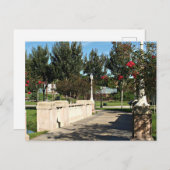 公園のはがきに通る道 ポストカード (正面/裏面)