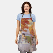 公園のアフタヌーンティー エプロン (着用した状態)