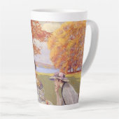 公園のアフタヌーンティー カフェラテマグ (右アングル)