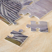 公園のアフタヌーンティー ジグソーパズル (側面)