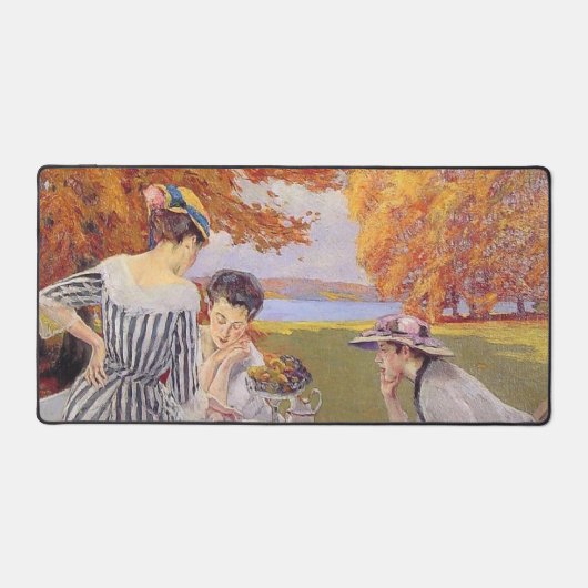 公園のアフタヌーンティー デスクマット (正面)