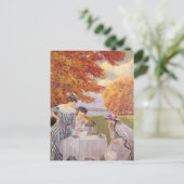 公園のアフタヌーンティー ポストカード (スタンド正面)