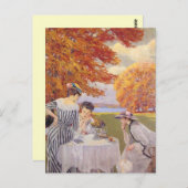 公園のアフタヌーンティー ポストカード (正面/裏面)