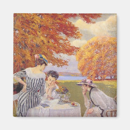 公園のアフタヌーンティー マグネット