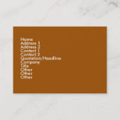 公園のアフタヌーンティー 名刺 (裏面)