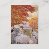 公園のアフタヌーンティー 名刺 (正面)