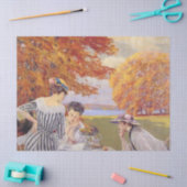 公園のアフタヌーンティー 薄葉紙 (クラフト)