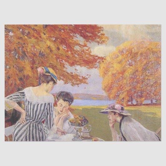 公園のアフタヌーンティー 薄葉紙 (正面)