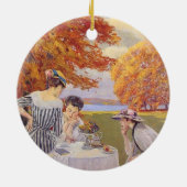 公園のアフタームーンティー セラミックオーナメント (裏面)