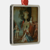 公園のイタリアンなコメディアン、c.1725 メタルオーナメント (右)