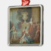 公園のイタリアンなコメディアン、c.1725 メタルオーナメント (左)