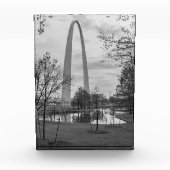 公園のグレースケールからアーチ フォトブロック (正面)