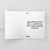 公園のチェス·キャッツ カード (内部)