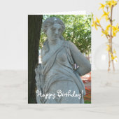 公園のハッピーバースデー! カード (黄色い花)