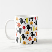 公園のプードル コーヒーマグカップ (左)