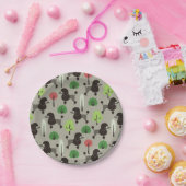 公園のプードル ペーパープレート (パーティー)