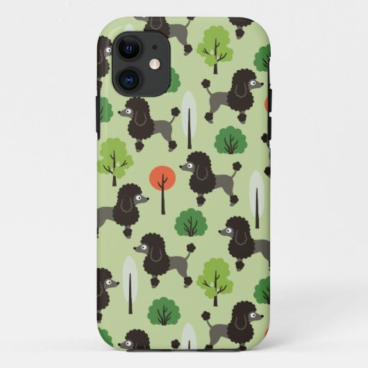 公園のプードル Case-Mate iPhoneケース (裏面)