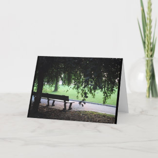 公園のベンチ カード