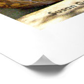 公園のベンチ ガーデンポスター ポスター (角)