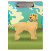 公園のペット犬 クリップボード (正面)