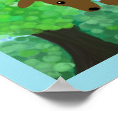 公園のホットドッグ ポスター (角)