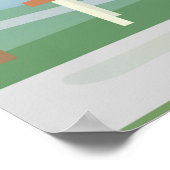 公園のポスランニングターを通してカップルになる ポスター (角)