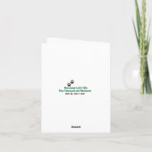 公園のメッセージカード カード (裏面)