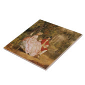 公園の会話、芸術家のポートレート タイル (側面)