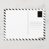 公園の冬の散歩 ポストカード (裏面)