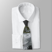 公園の冬の雪 ネクタイ (タイ)