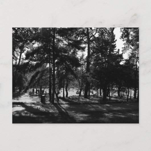 公園の午後 ポストカード (正面)