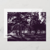公園の午後(紫のトーンBW) ポストカード (正面/裏面)