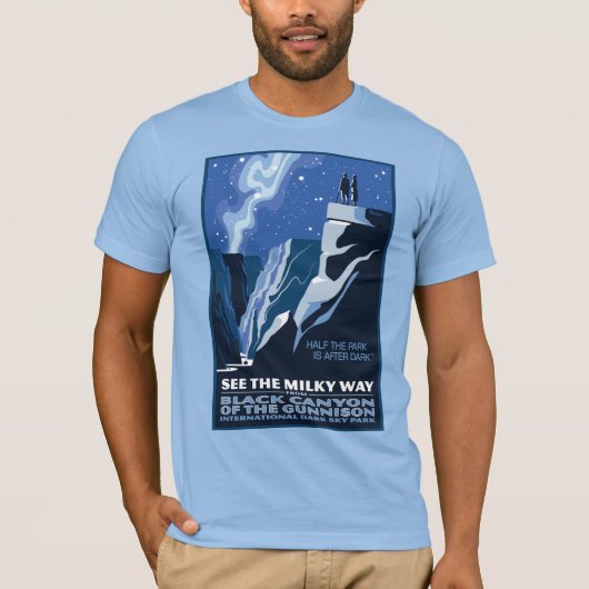 公園の半分は暗い後(TM) Tシャツ (正面)