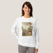 公園の場面Galante、c.1760 Tシャツ (正面フル)