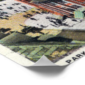 公園の外観通り教会 ポスター (角)