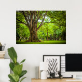 公園の大きな木 ポスター (ホームオフィス)