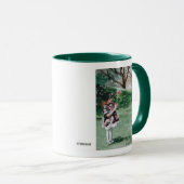 公園の女の子 マグカップ (正面右)