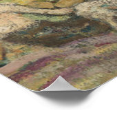 公園の女性のグループ絵画ヴィンテージ ポスター (角)