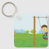公園の子供たち キーホルダー (正面)