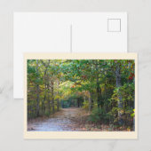 公園の小道の絵葉書 ポストカード (正面/裏面)