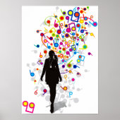 公園の散歩 ポスター (正面)