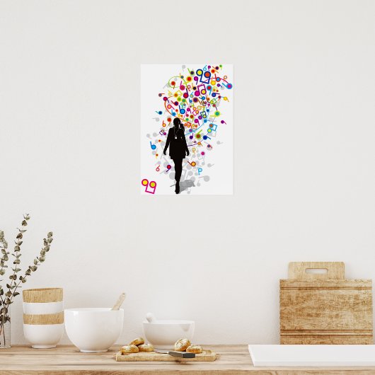 公園の散歩 ポスター (キッチン)